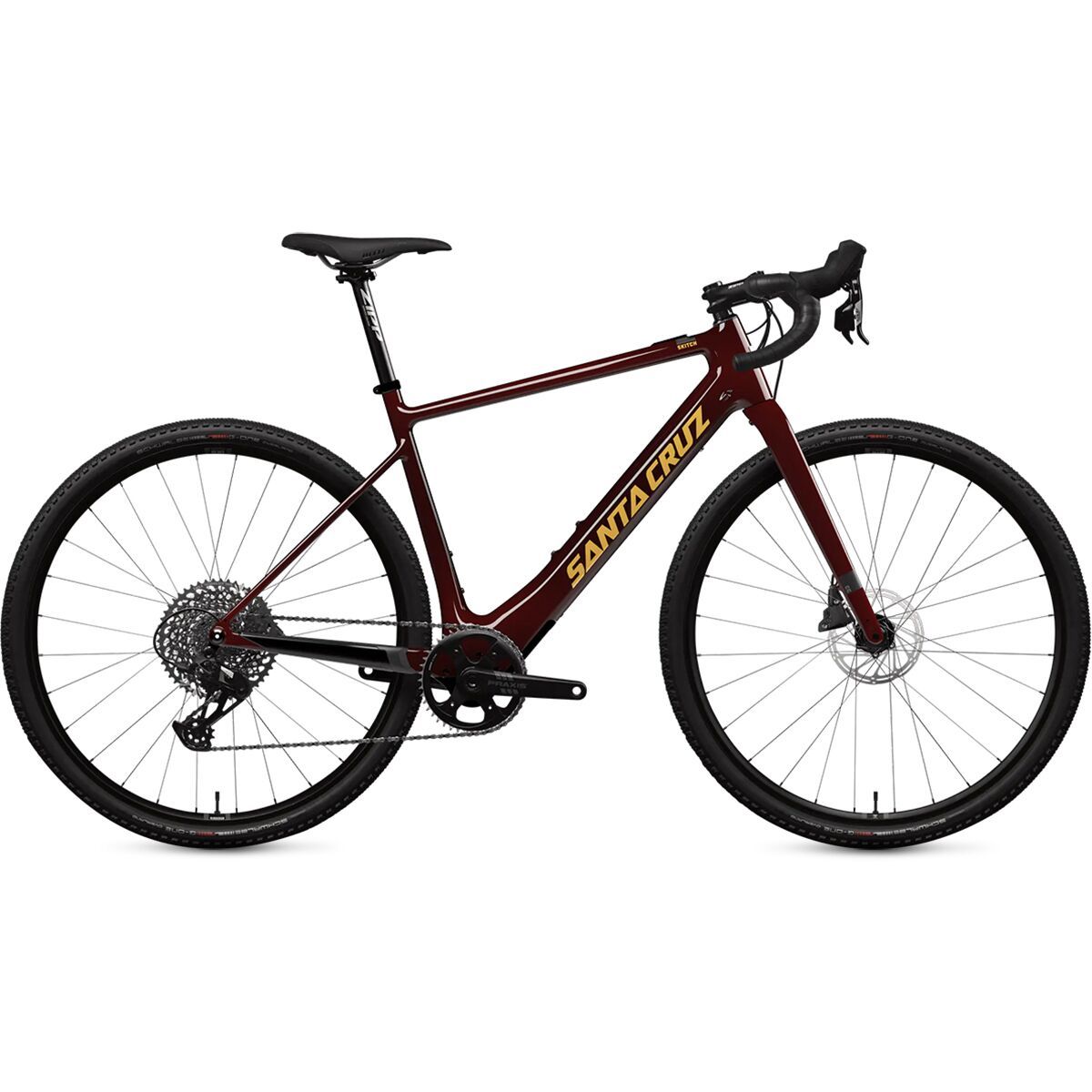 Santa Cruz Bicycles Skitch CC Apex E-Bike Oxblood, L