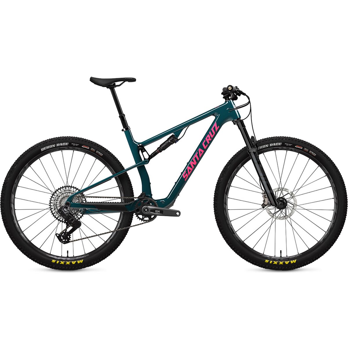 Santa Cruz Bicycles Blur C GX AXS Transmission Mountain Bike Gloss Dark Teal, M