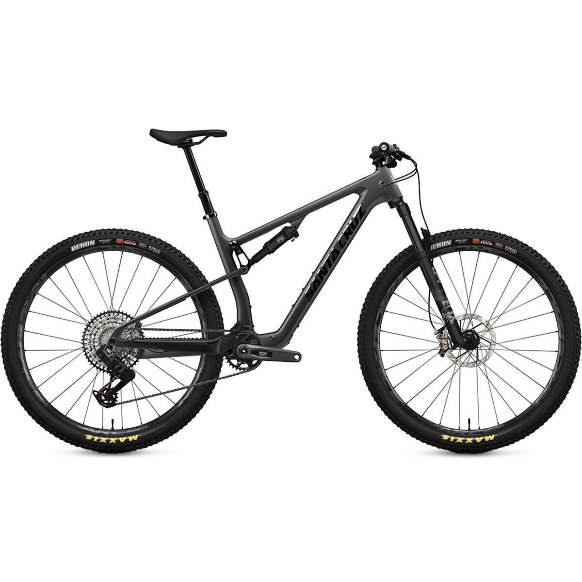 Santa Cruz Bicycles Santa Cruz Bicycles Blur C TR GX AXS Transmission Mountain Bike Matte Carbon, XL