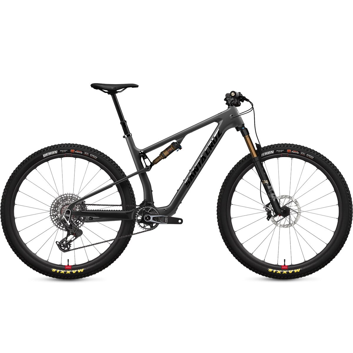 Santa Cruz Bicycles Santa Cruz Bicycles Blur CC TR X0 AXS Transmission Carbon Wheel Mountain Bike Matte Carbon, M