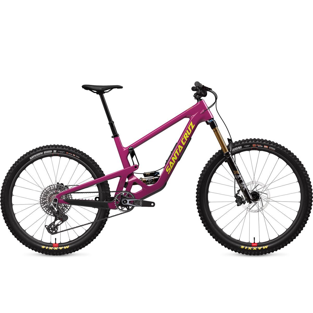 Santa Cruz Bicycles Bronson CC X0 AXS Transmission Carbon Wheel Mountain Bike Kalimotxo, S