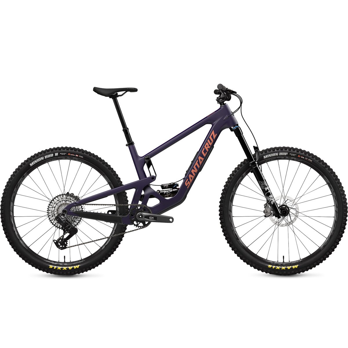 Santa Cruz Bicycles Hightower C GX AXS Transmission Mountain Bike Matte Deep Purple, XXL