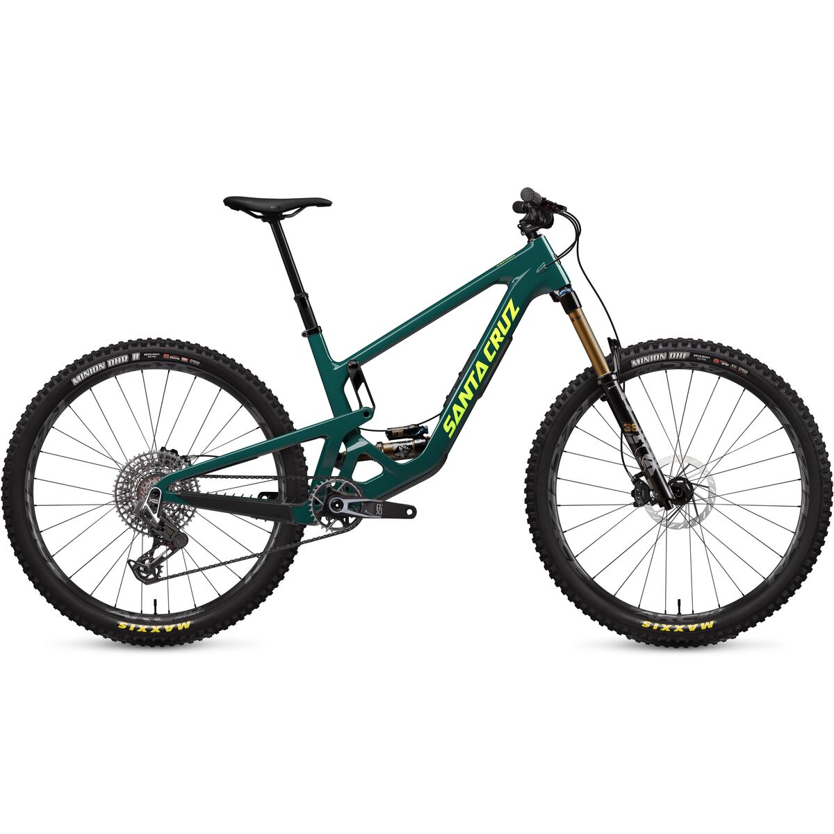 Santa Cruz Bicycles Santa Cruz Bicycles Hightower CC X0 AXS Transmission Mountain Bike Gloss Green Day, L
