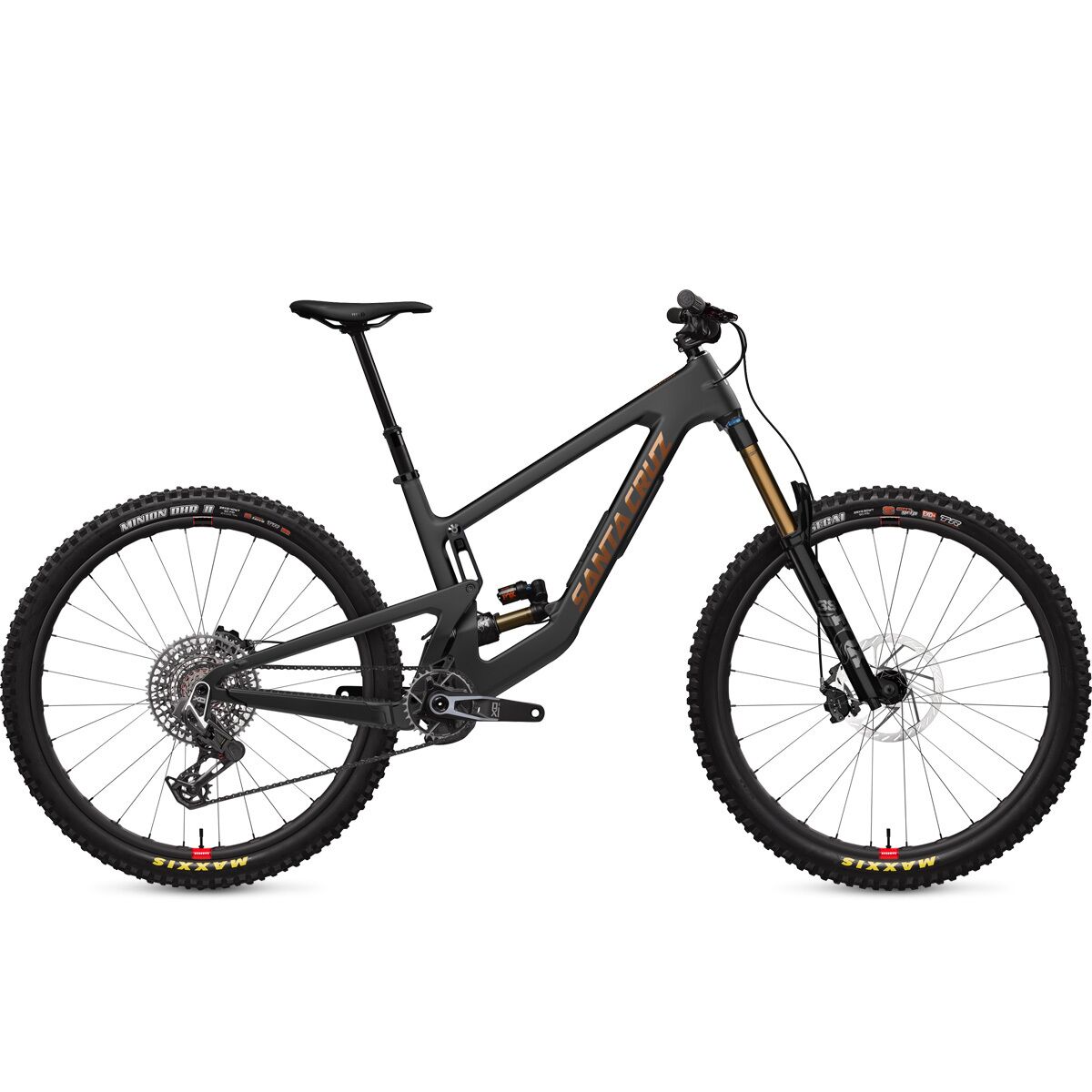 Santa Cruz Bicycles Santa Cruz Bicycles Megatower CC X0 AXS Transmission Carbon Wheel Mountain Bike Matte Black, M