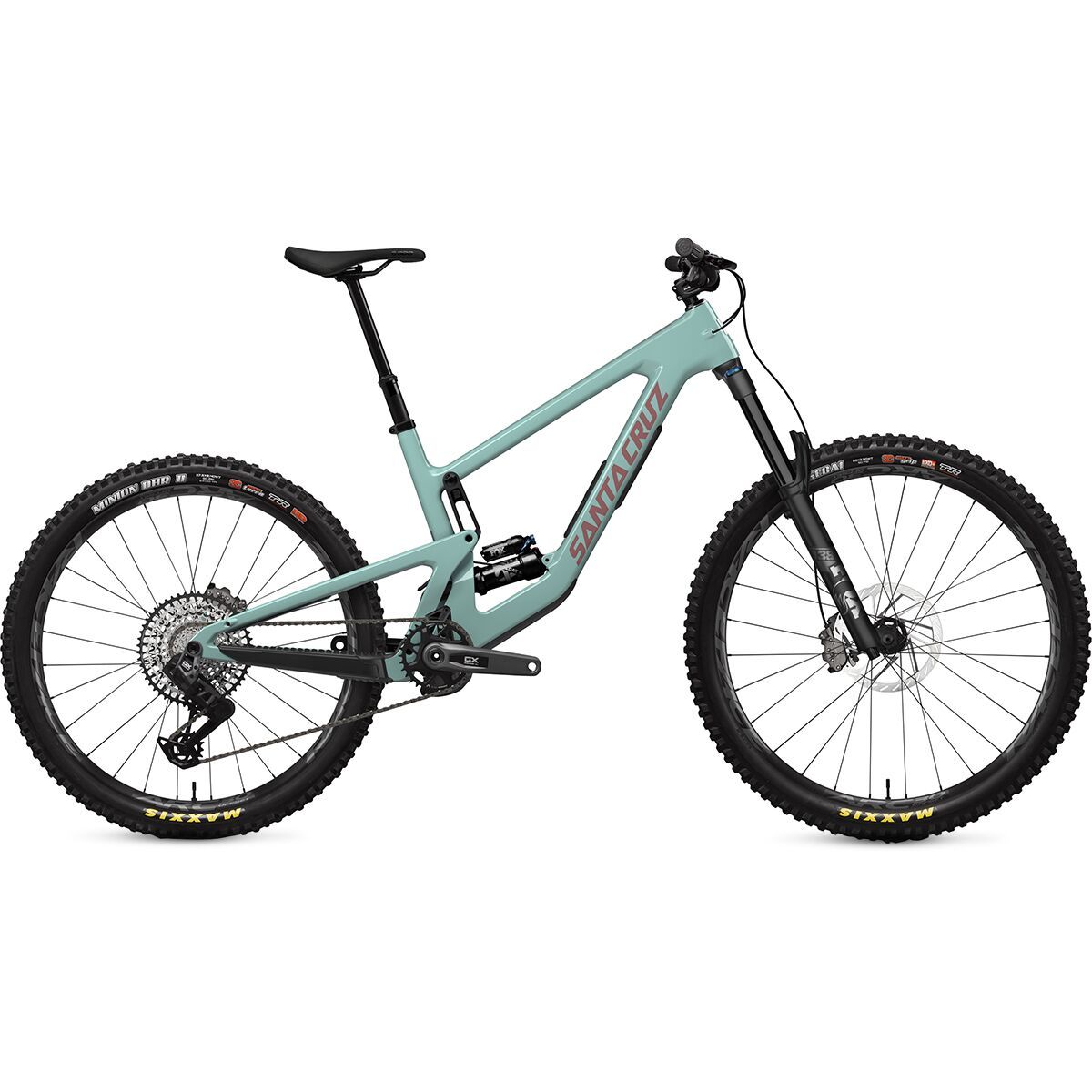 Santa Cruz Bicycles Nomad C GX AXS Transmission Mountain Bike Gloss Light Teal, L