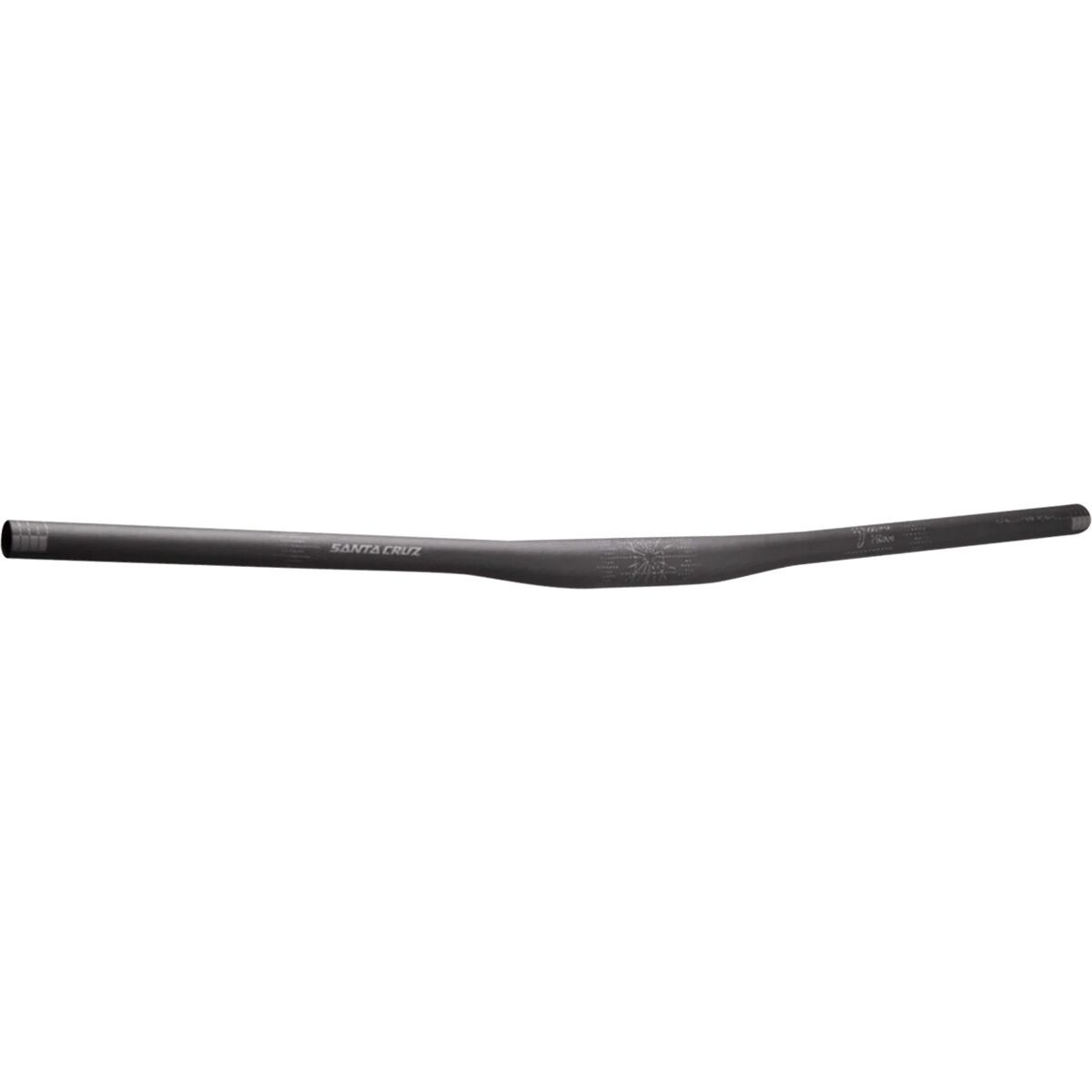 Santa Cruz Bicycles Santa Cruz Bicycles Carbon Flat Bar Black, 31.8mm x 760mm, 7mm Rise