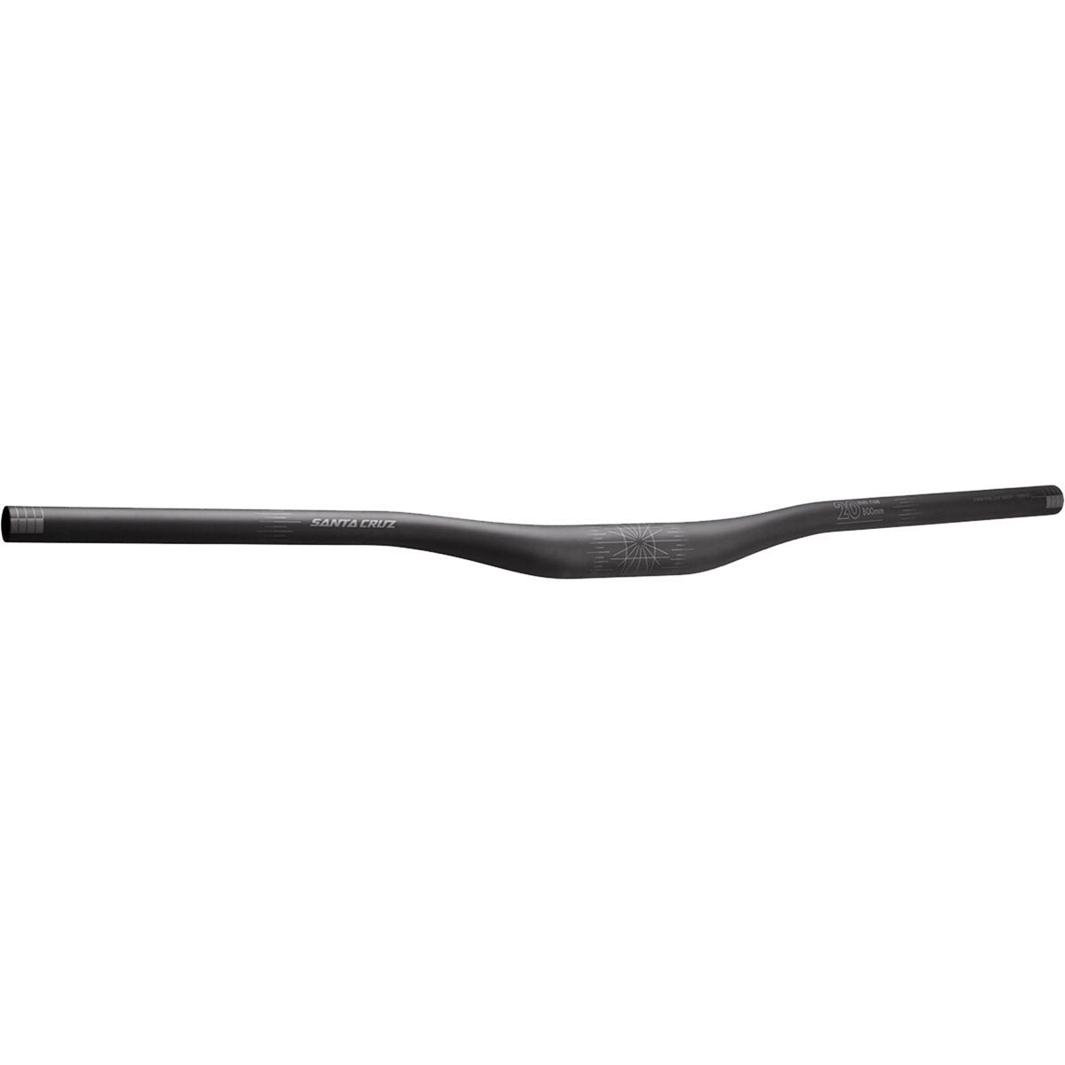 Santa Cruz Bicycles Carbon Riser Bar Black, 35mm x 800mm, 20mm Rise