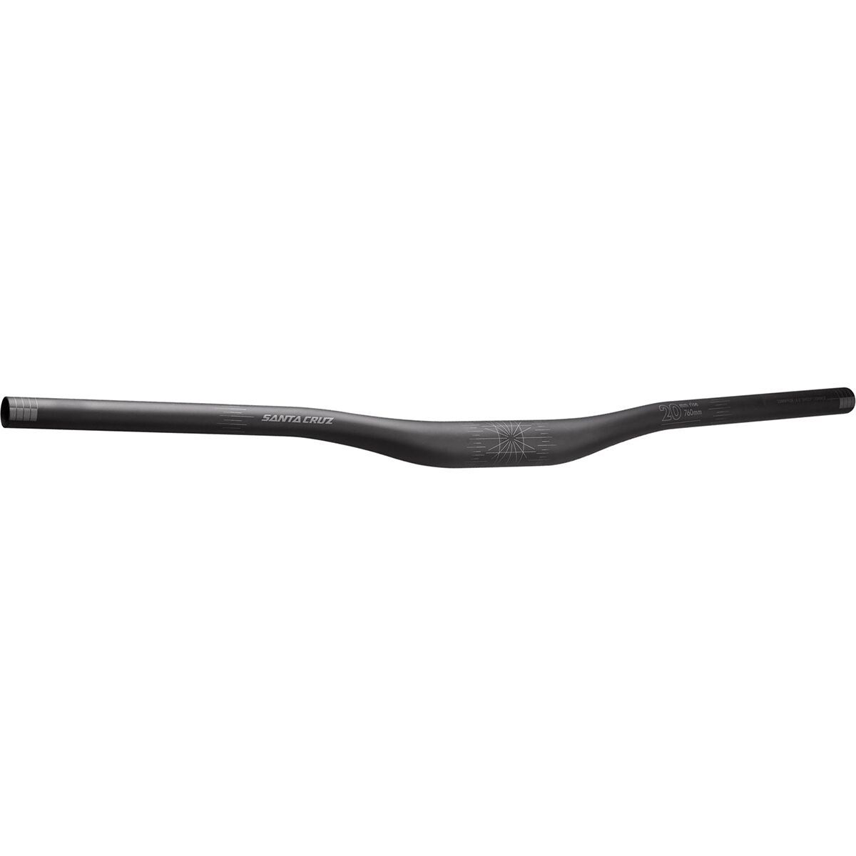 Santa Cruz Bicycles eCarbon Riser Bar Black, 35mm x 800mm, 35mm Rise