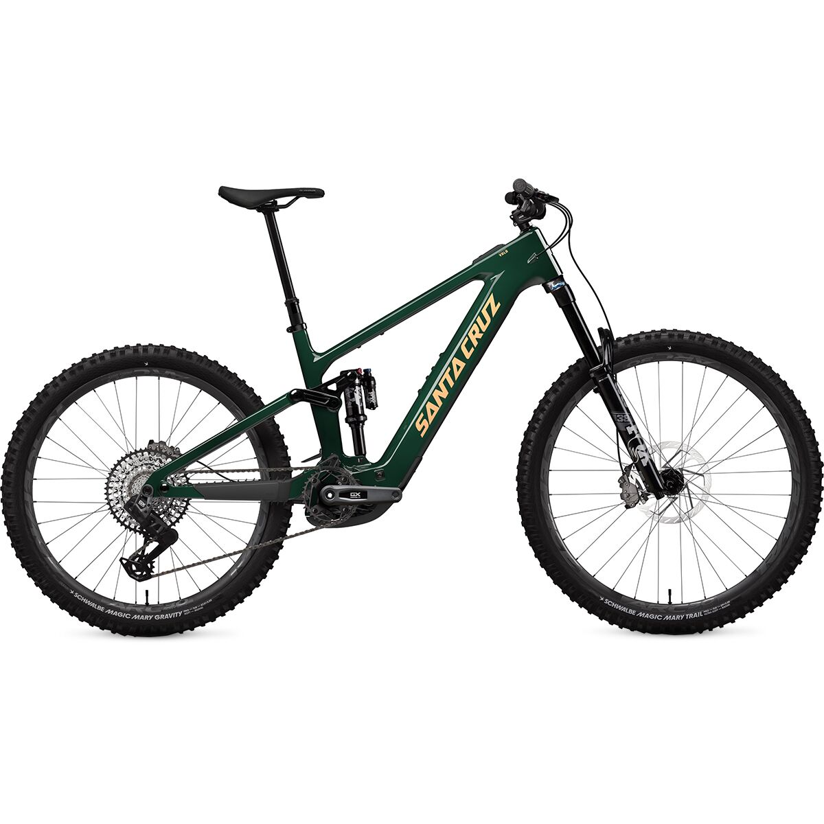 Santa Cruz Bicycles Santa Cruz Bicycles Vala C GX Eagle Transmission E-Bike Midnight Green, L
