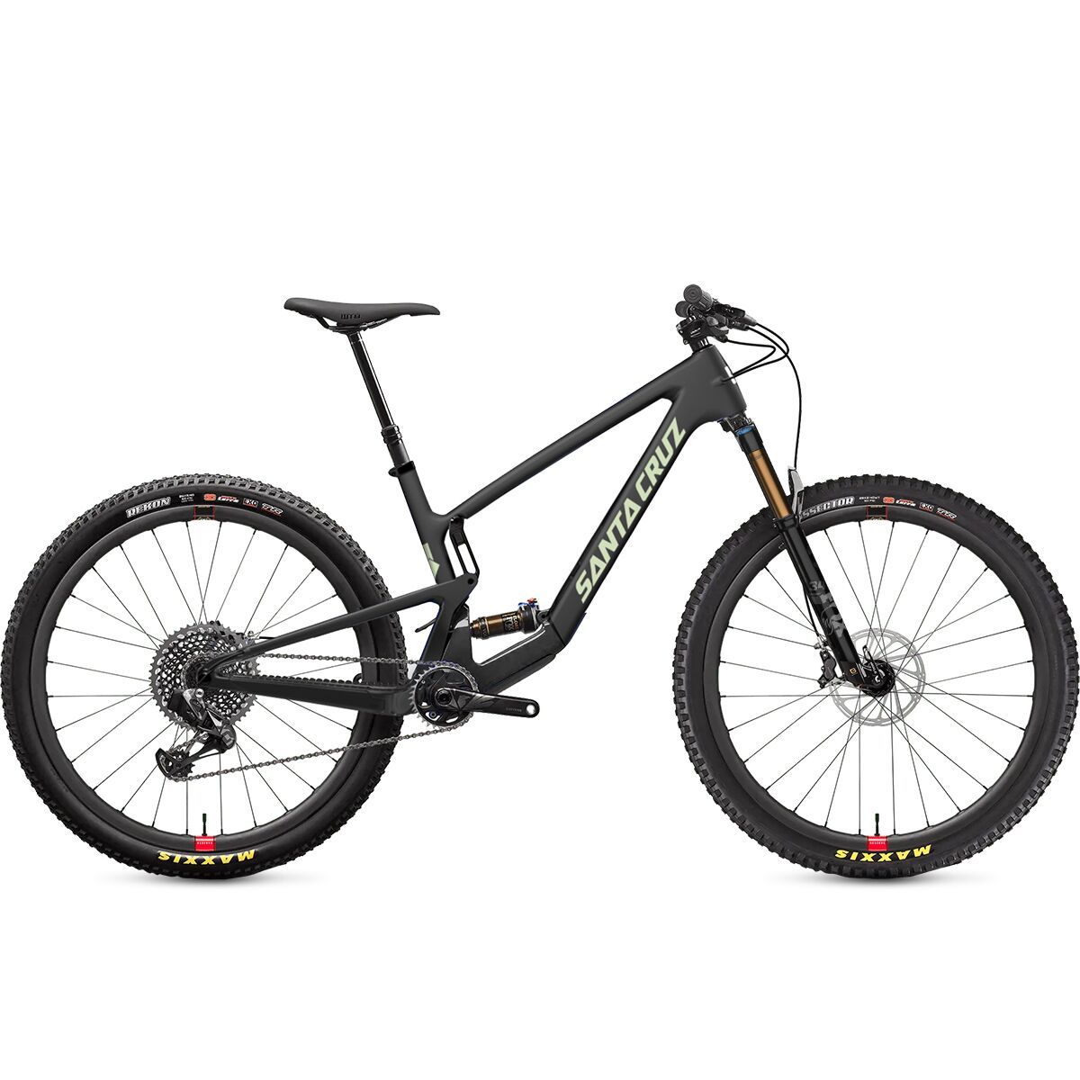 Santa Cruz Bicycles Tallboy Carbon C X01 Eagle AXS Reserve Mountain Bike - 2024 Stealth Black, XXL