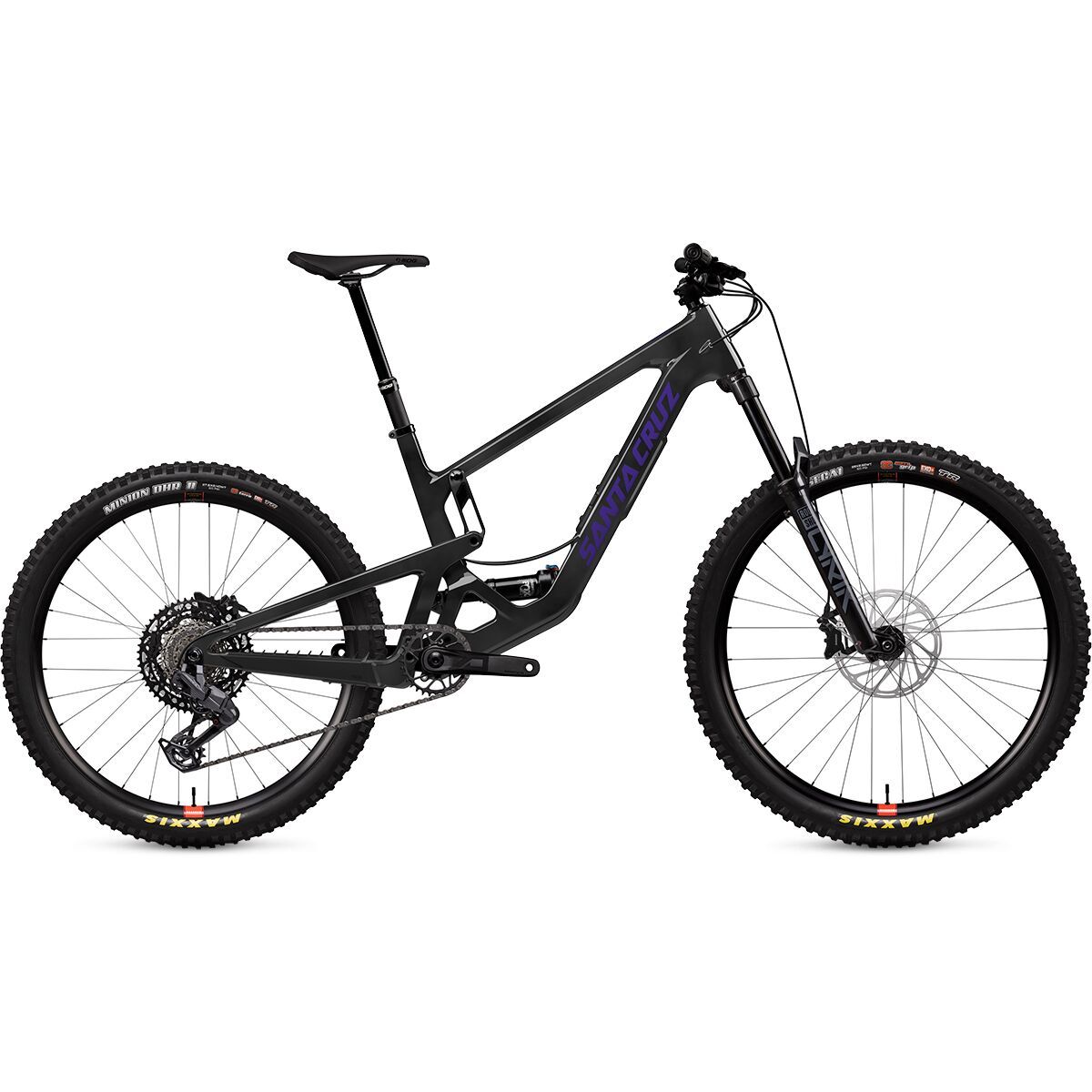 Santa Cruz Bicycles Bronson C Eagle 70 Mountain Bike Gloss Carbon, L