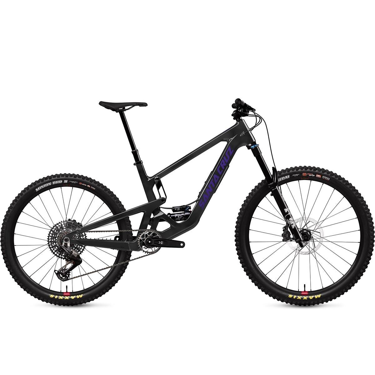 Santa Cruz Bicycles Santa Cruz Bicycles Bronson C Eagle 90 Mountain Bike Gloss Carbon, L