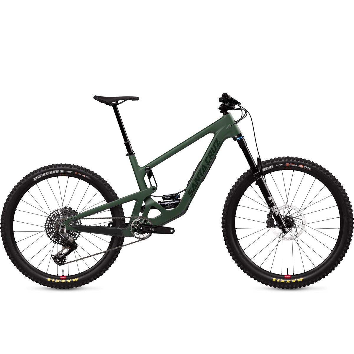 Santa Cruz Bicycles Santa Cruz Bicycles Bronson C Eagle 90 Mountain Bike Matte Poblano Green, XL