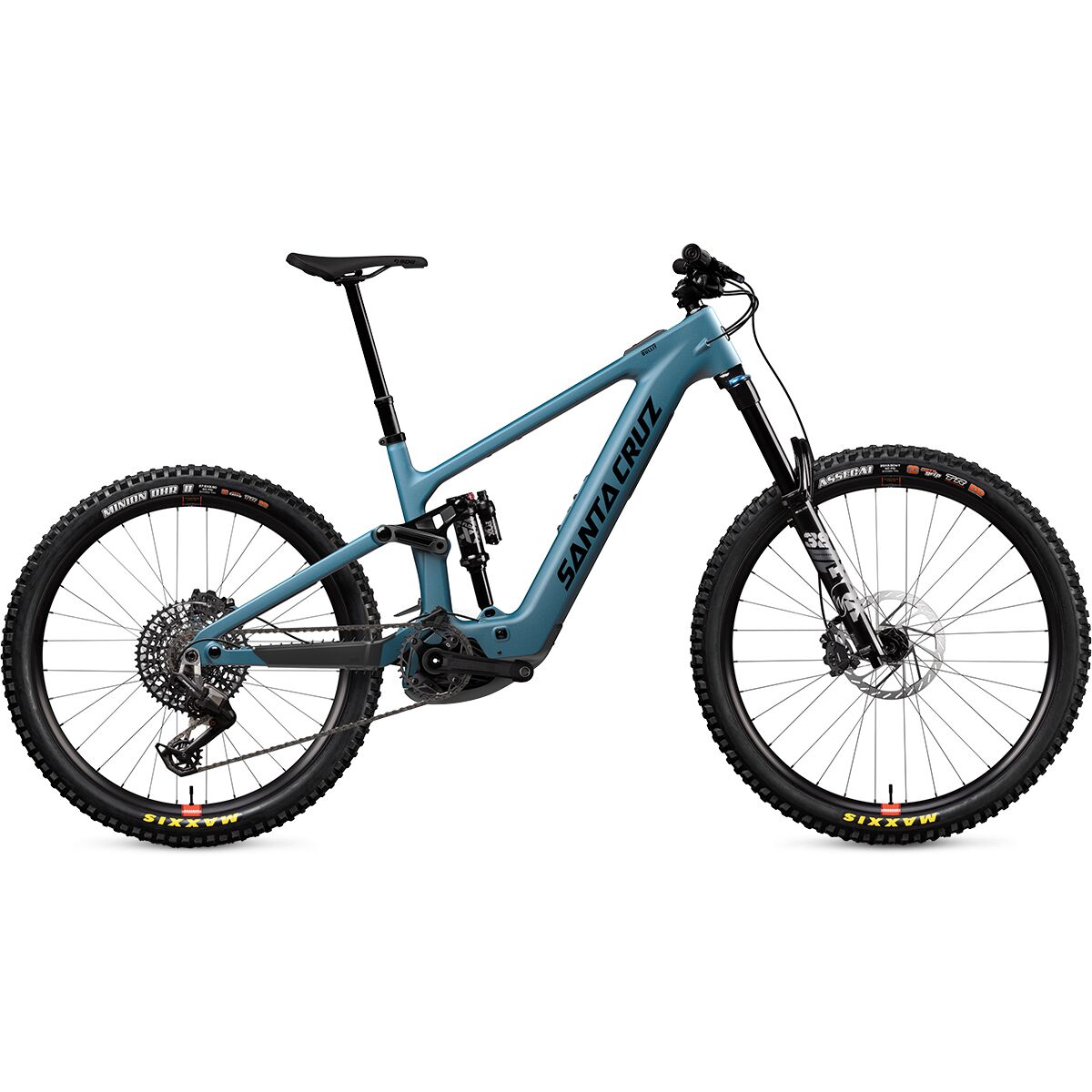 Santa Cruz Bicycles Bullit C Eagle 90 E-Bike Matte Teal Sparkle, S