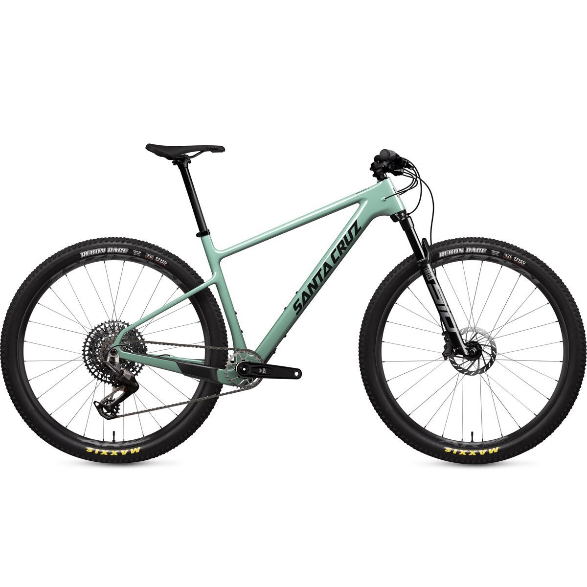 Santa Cruz Bicycles Santa Cruz Bicycles Highball C Eagle 90 Mountain Bike Gloss Light Teal, XL