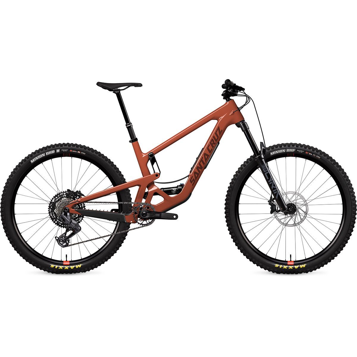 Santa Cruz Bicycles Hightower C Eagle 70 Mountain Bike Gloss Brick Red, L
