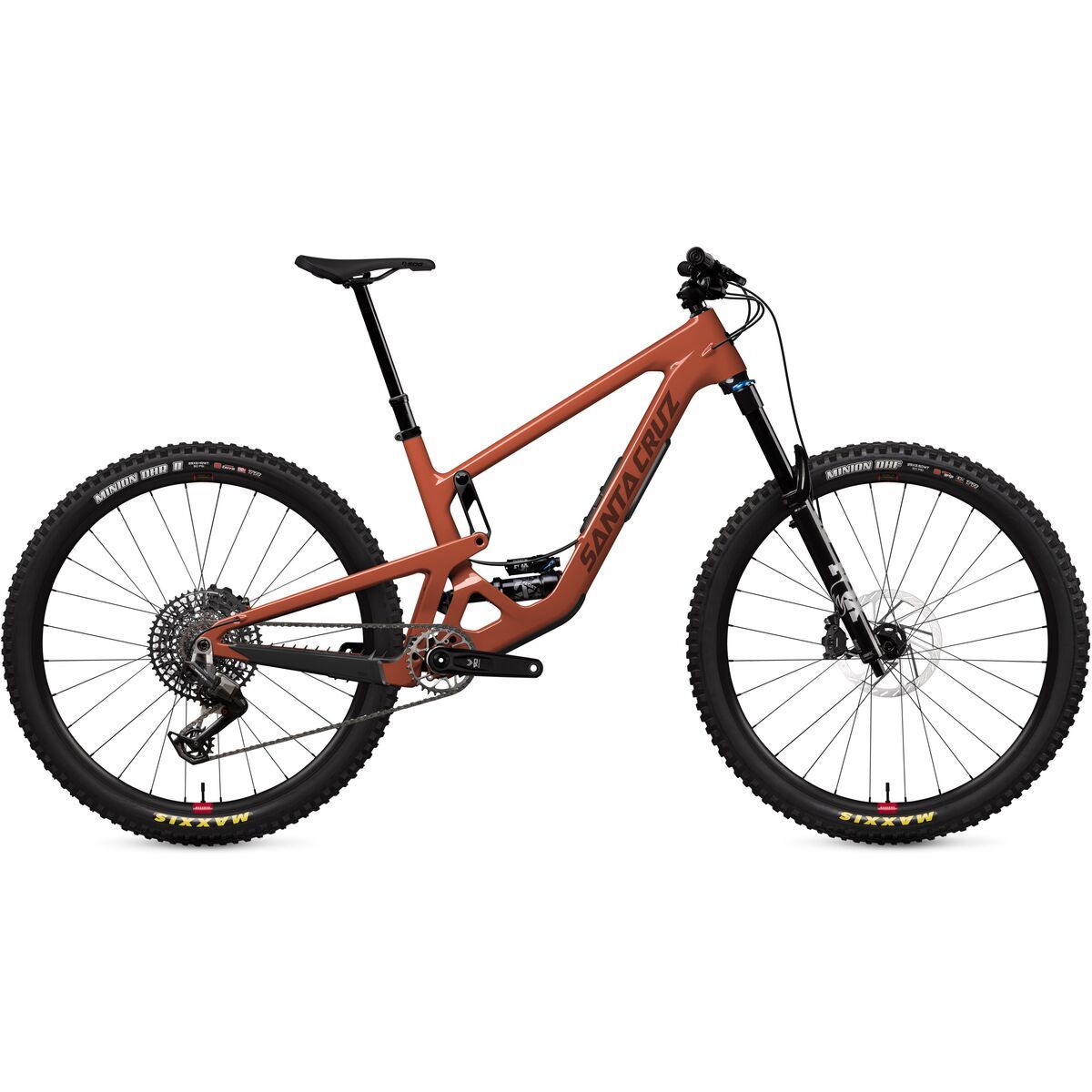 Santa Cruz Bicycles Hightower C Eagle 90 Mountain Bike Gloss Brick Red, L