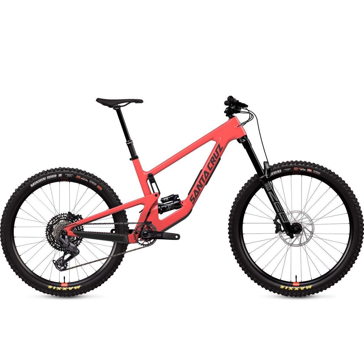 Santa Cruz Bicycles Santa Cruz Bicycles Nomad C Eagle 70 Mountain Bike Gloss Coral, S