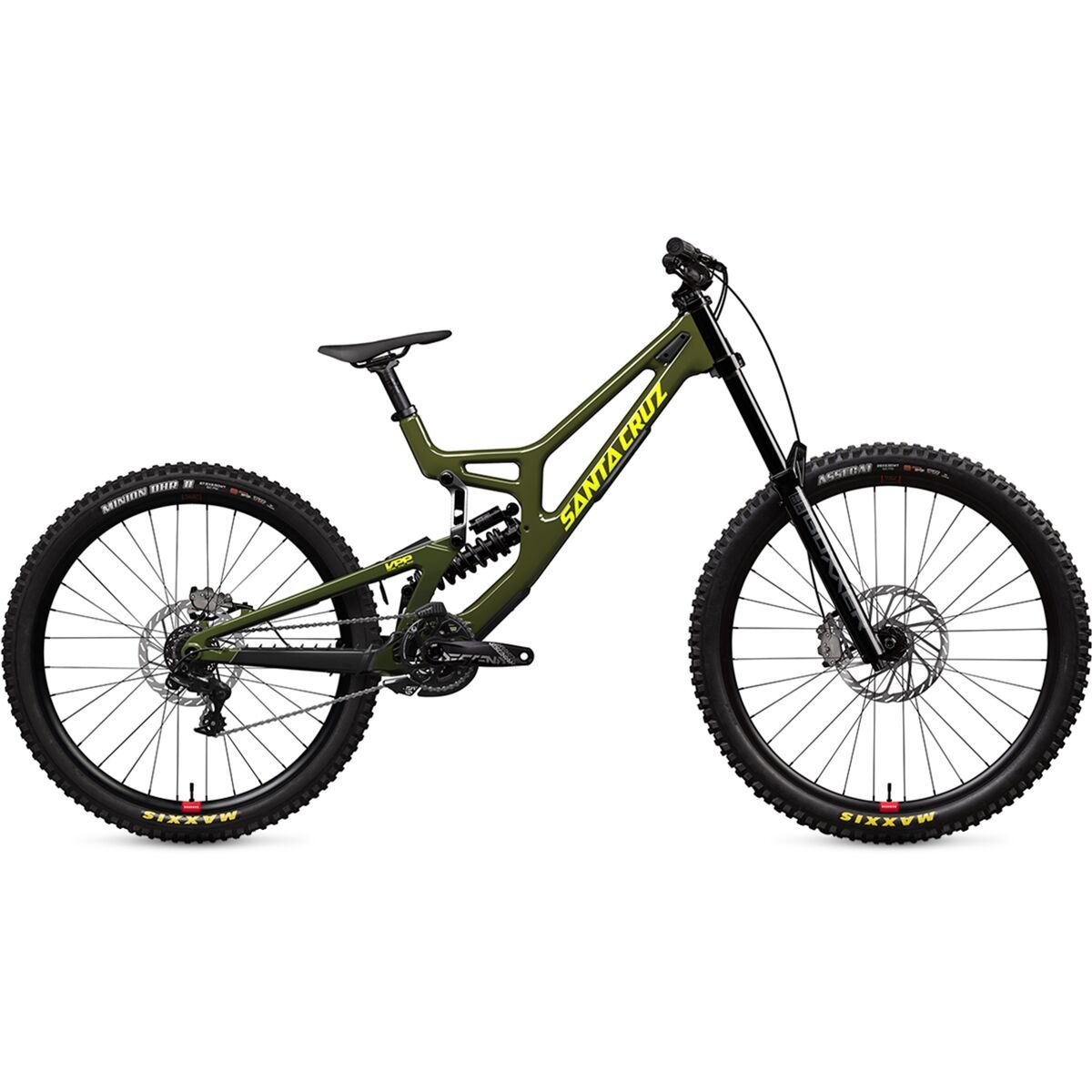 Santa Cruz Bicycles Santa Cruz Bicycles V10 8 CC DH S Mountain Bike Gloss Kelp Green, M
