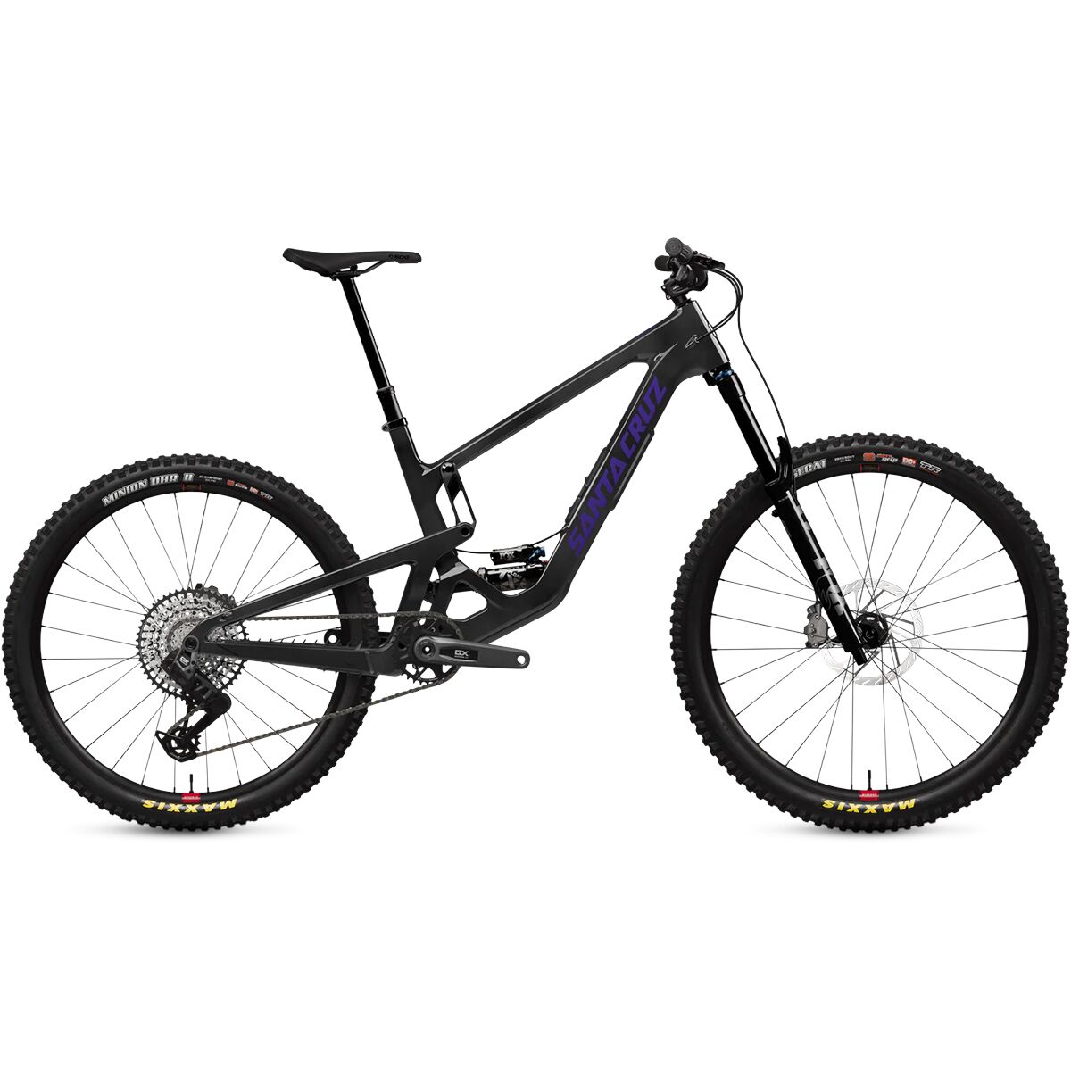 Santa Cruz Bicycles Santa Cruz Bicycles Bronson C GX AXS Transmission Mountain Bike Gloss Carbon, L