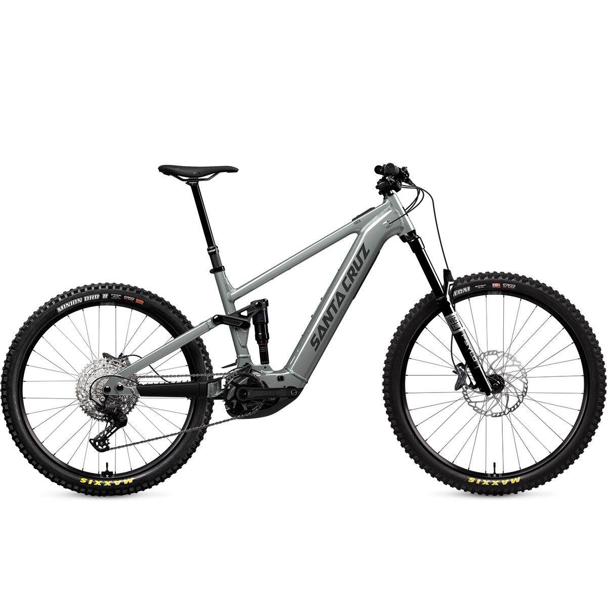 Santa Cruz Bicycles Vala AL Deore E-Bike Gloss Lunar Gray, L