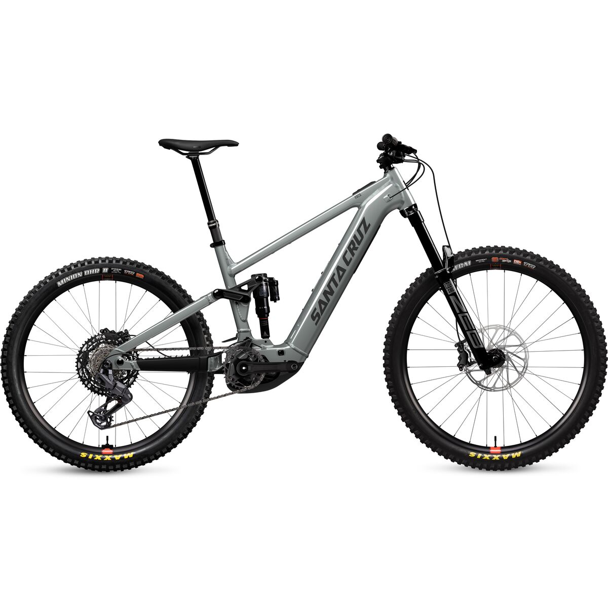Santa Cruz Bicycles Vala AL Eagle 70 E-Bike Gloss Lunar Gray, M