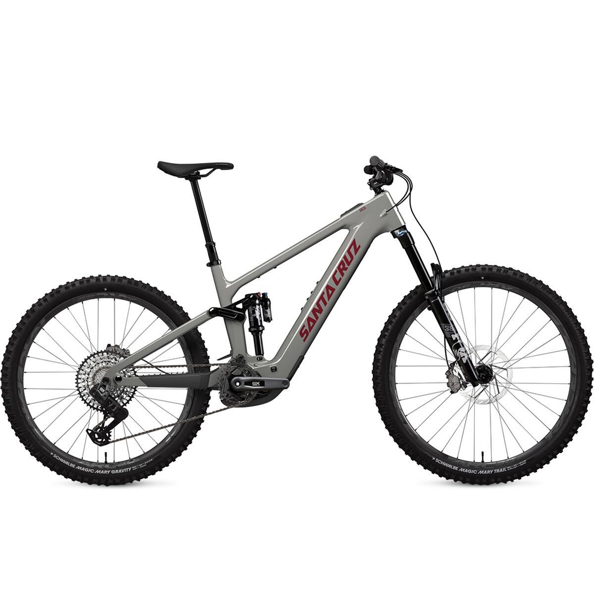 Santa Cruz Bicycles Santa Cruz Bicycles Vala C GX Eagle Transmission E-Bike Gloss Grey, S