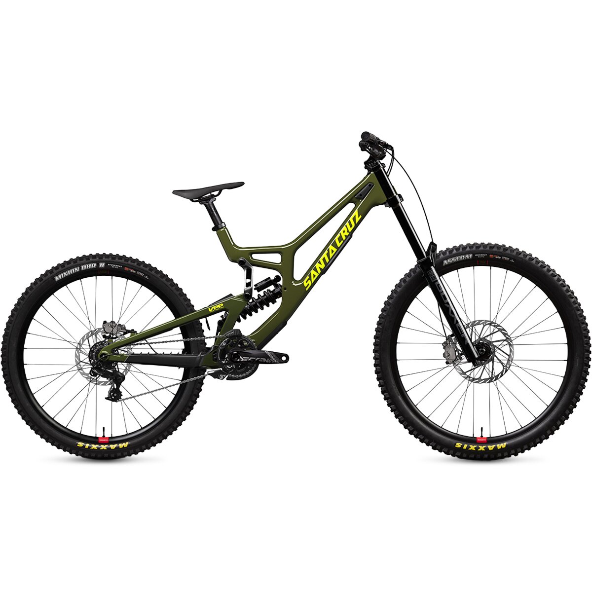 Santa Cruz Bicycles Santa Cruz Bicycles V10 8 CC DH S Mountain Bike Gloss Kelp Green, L
