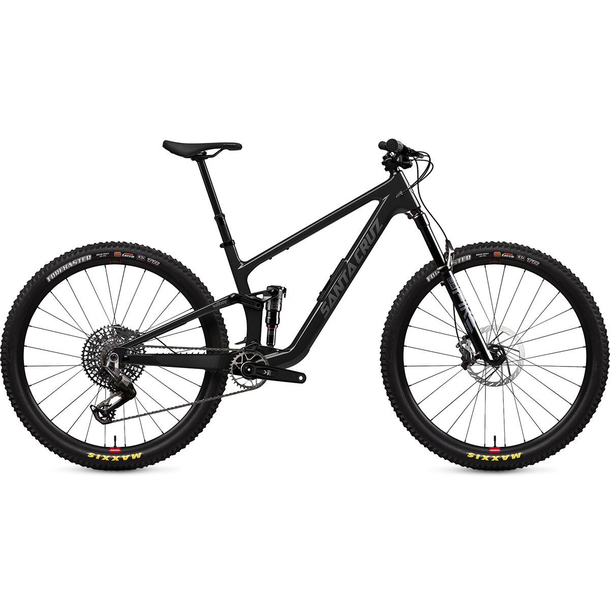 Santa Cruz Bicycles Tallboy CC Eagle 90 Mountain Bike Gloss Carbon, L