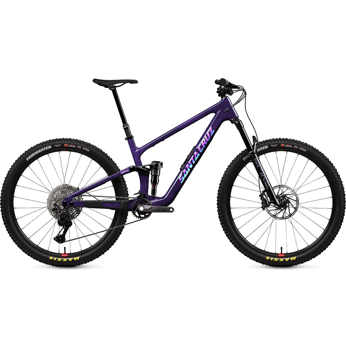 Santa Cruz Bicycles Tallboy CC Deore Mountain Bike Gloss Midnight Violet, XL