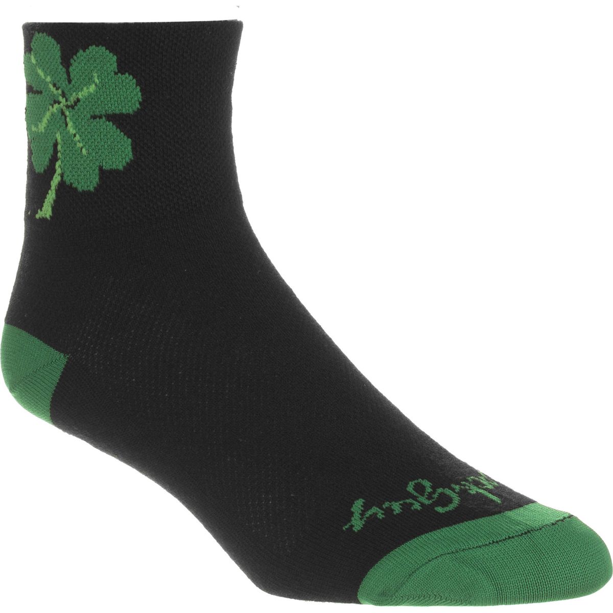 Sockguy SockGuy Lucky Black 3in Sock One Color, L/XL - Men's