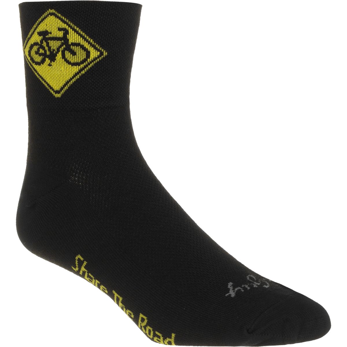Sockguy SockGuy Share the Road 3in Socks One Color, L/XL - Men's