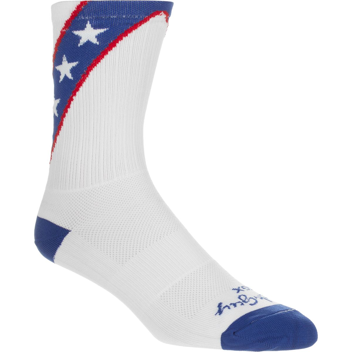 Sock Guy | Sgx 6" Daredevil Cycling Socks Men's | Size Small/medium In White | Nylon