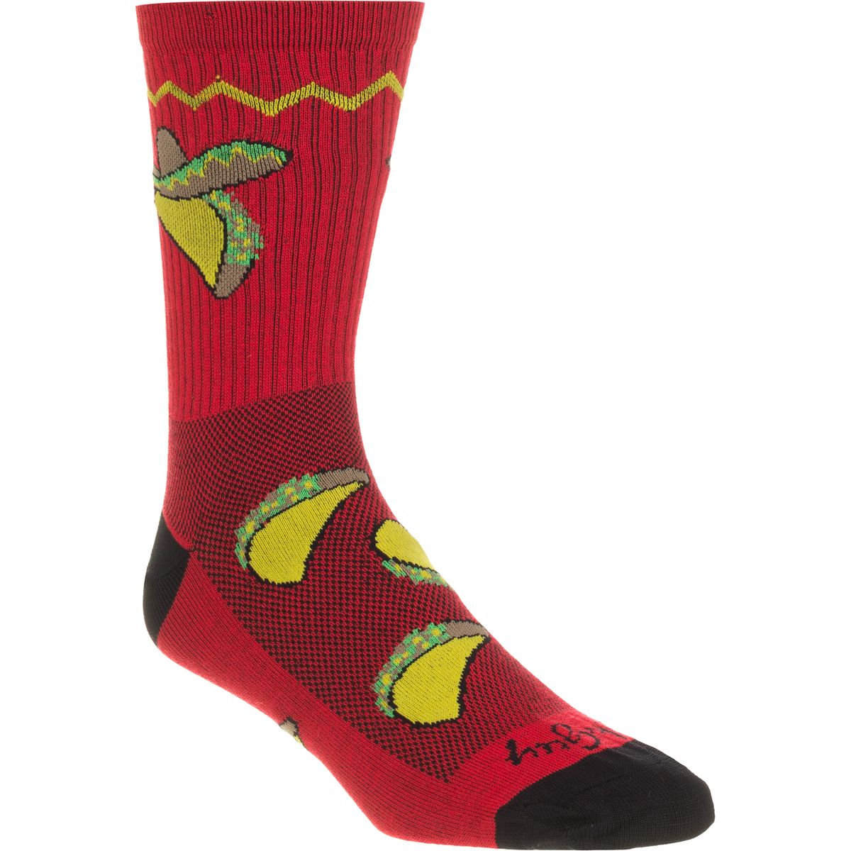 Sockguy SockGuy Taco Tuesday 6in Sock One Color, S - Men's