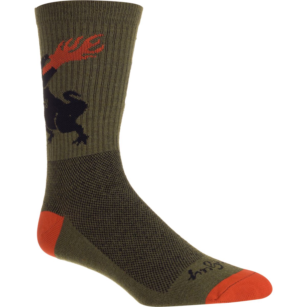 Sockguy SockGuy Dinosaur Sock One Color, L/XL - Men's - $15.95 at Competitive Cyclist