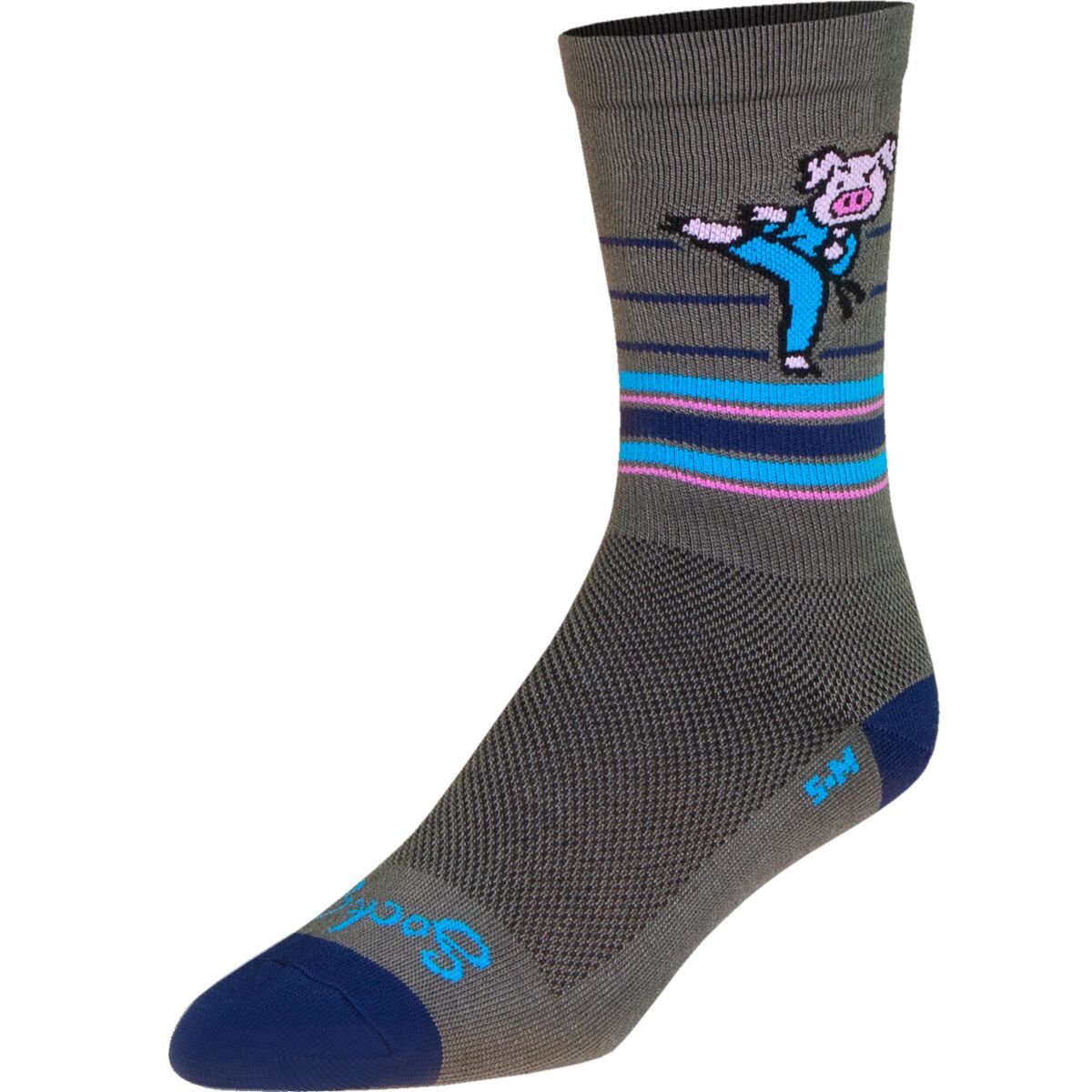 Sockguy SockGuy PorkChop Sock One Color, L/XL - Men's