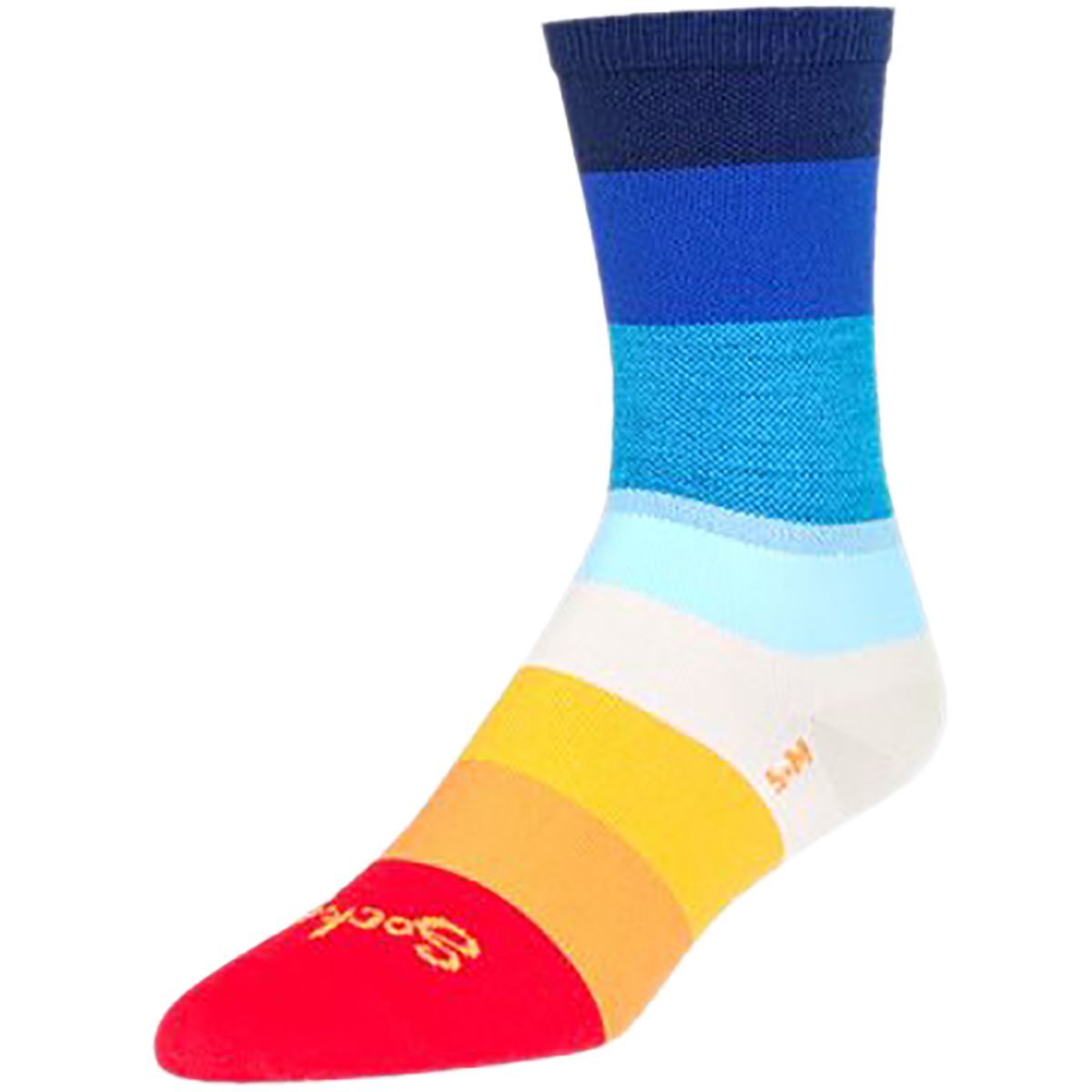 SockGuy 70's Sock One Color, S/M - Men's