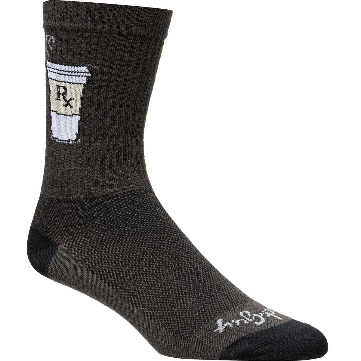 SockGuy Addict Sock One Color, S/M - Men's