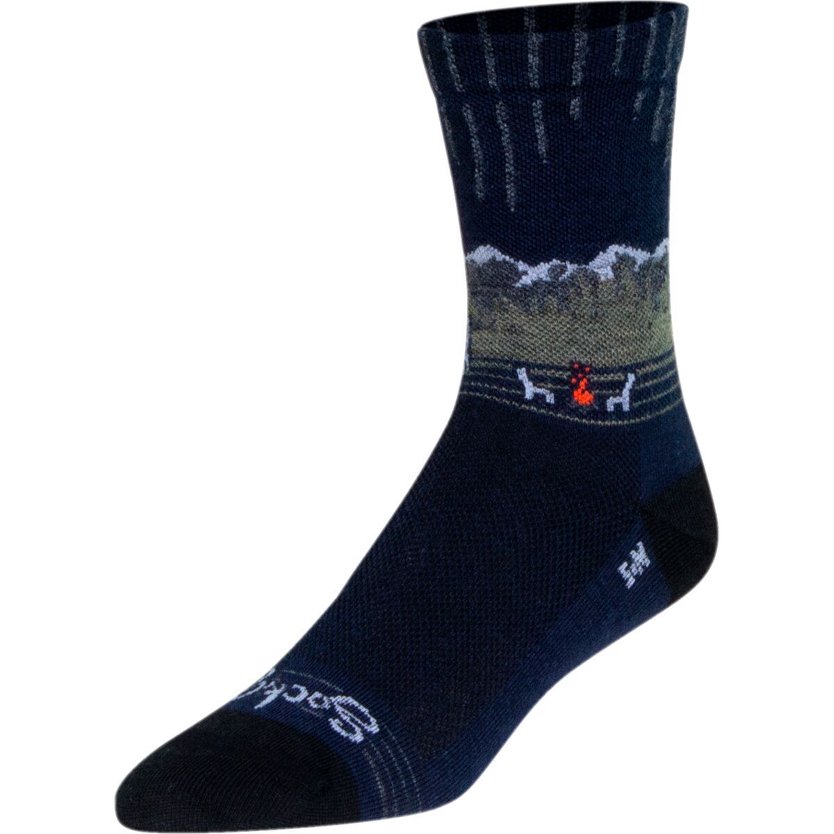 SockGuy 6in Wool Wild Sock One Color, L/XL - Men's