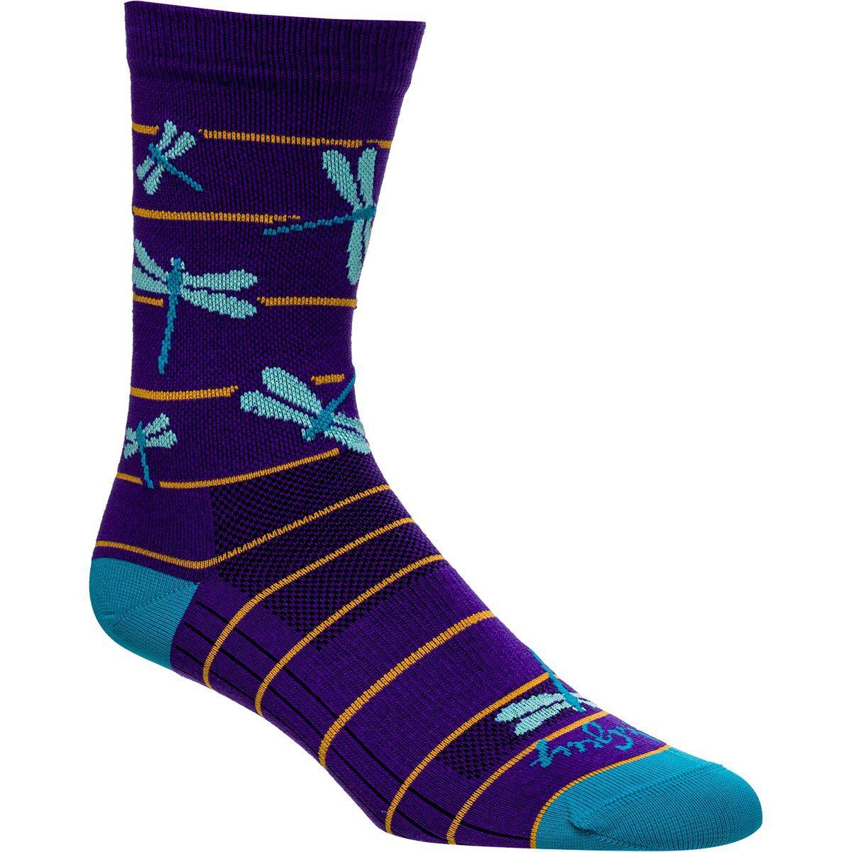 SockGuy Dragonflies 6in Sock One Color, L/XL - Men's