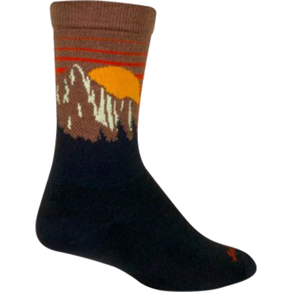 SockGuy Cliffs Sock One Color, S/M - Men's
