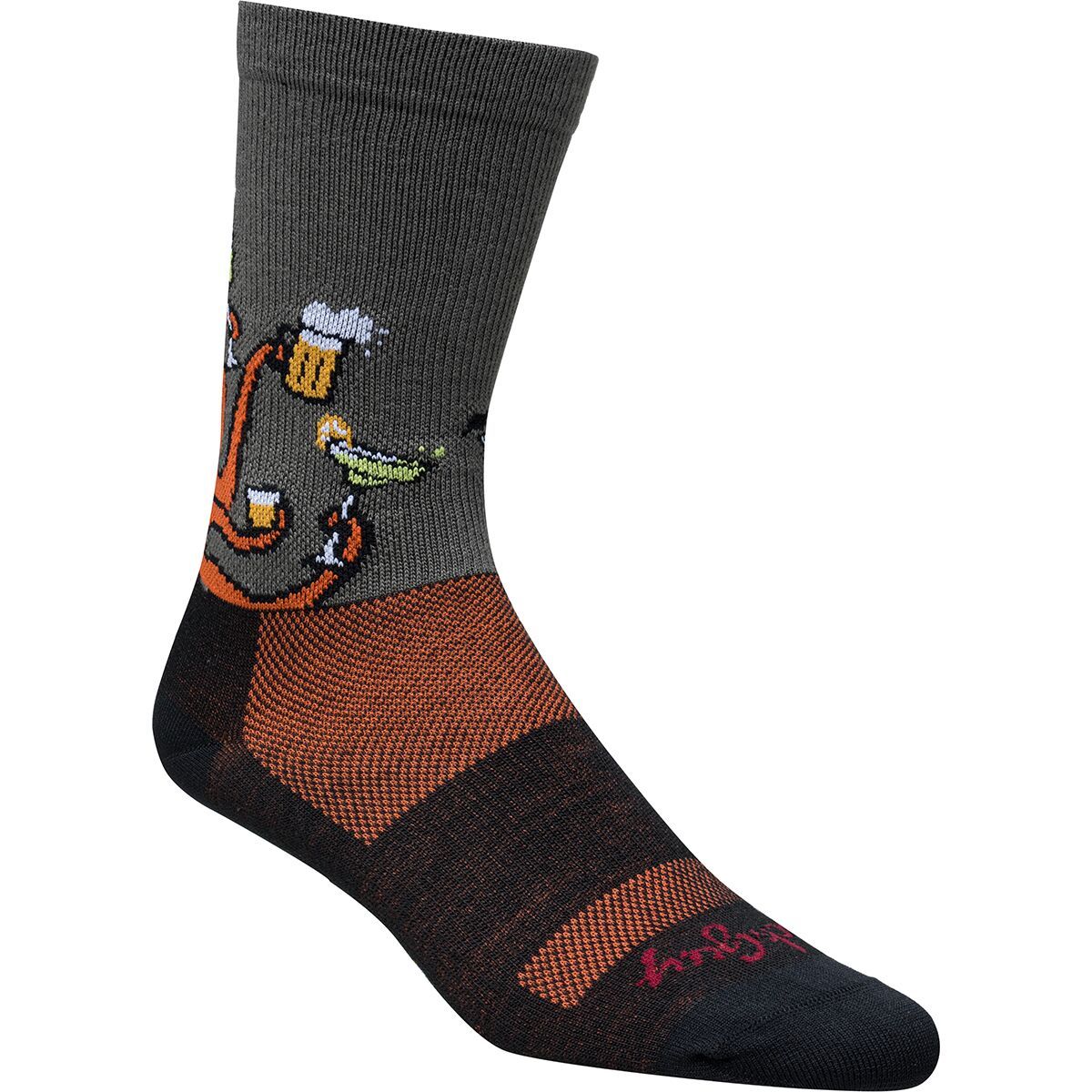 SockGuy Drinktopus Sock One Color, S/M - Men's