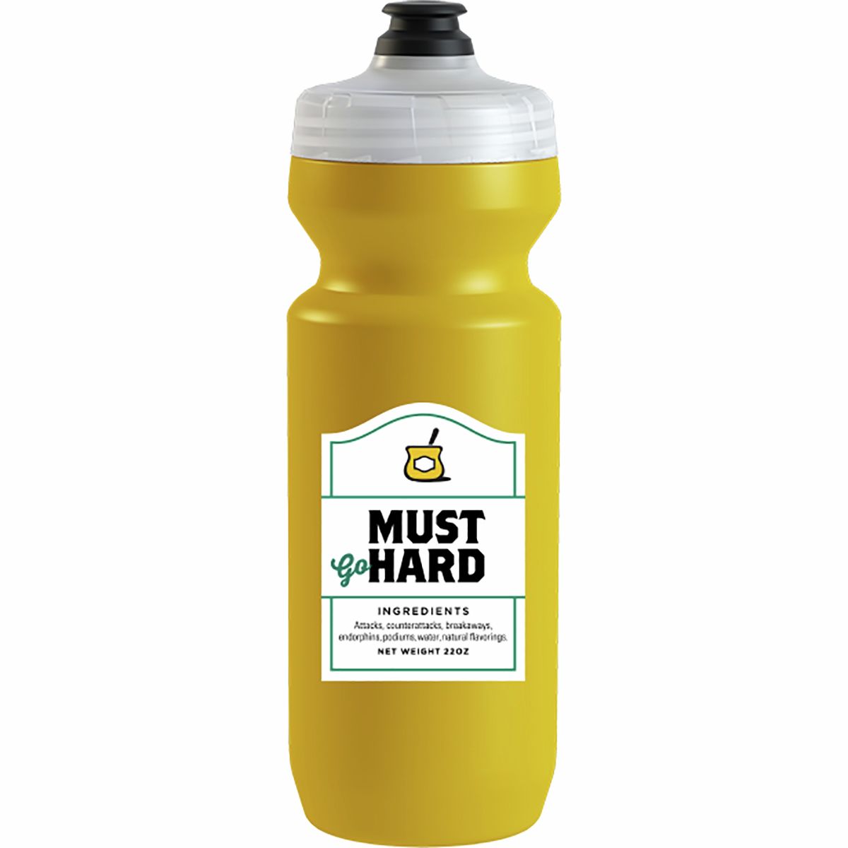 Spurcycle Spurcycle Water Bottle Must Go Hard, 22oz - $15.00 at Competitive Cyclist