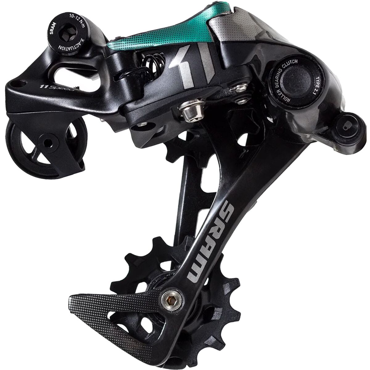 SRAM X01 2.1 Rear Derailleur in Black - Size: 2.1/11sp