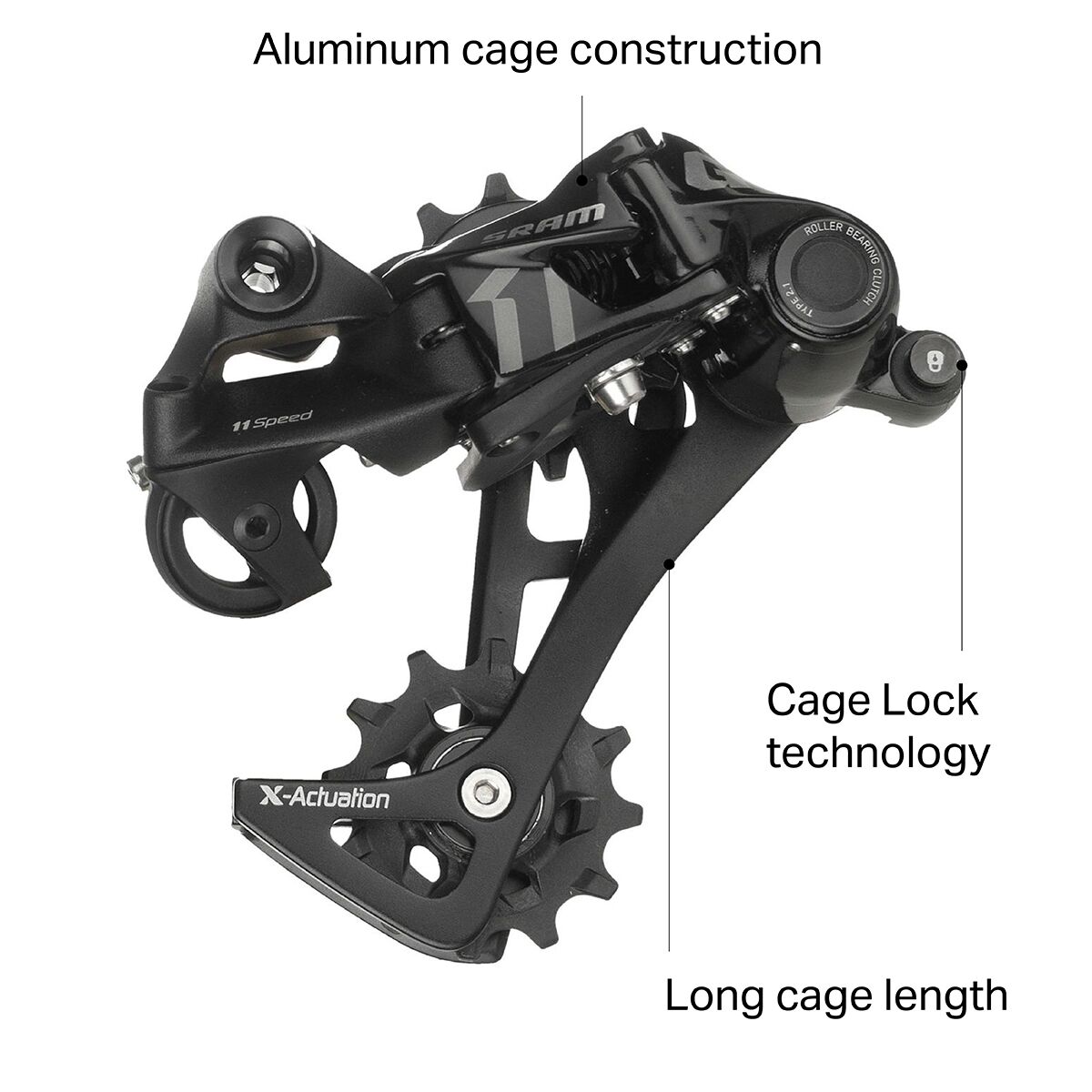 bloem draai Zuiver SRAM GX 1x11 Rear Derailleur - Components