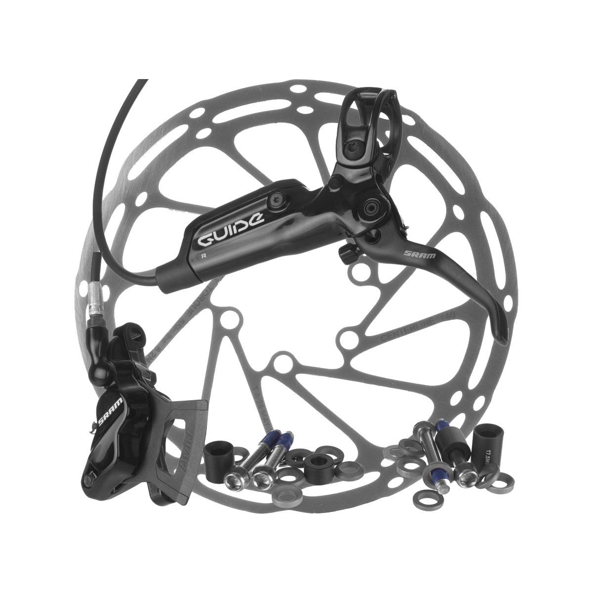 steekpenningen Goed atoom SRAM Guide RS (B1) Disc Brake Set with Centerline Rotors - OE - Components