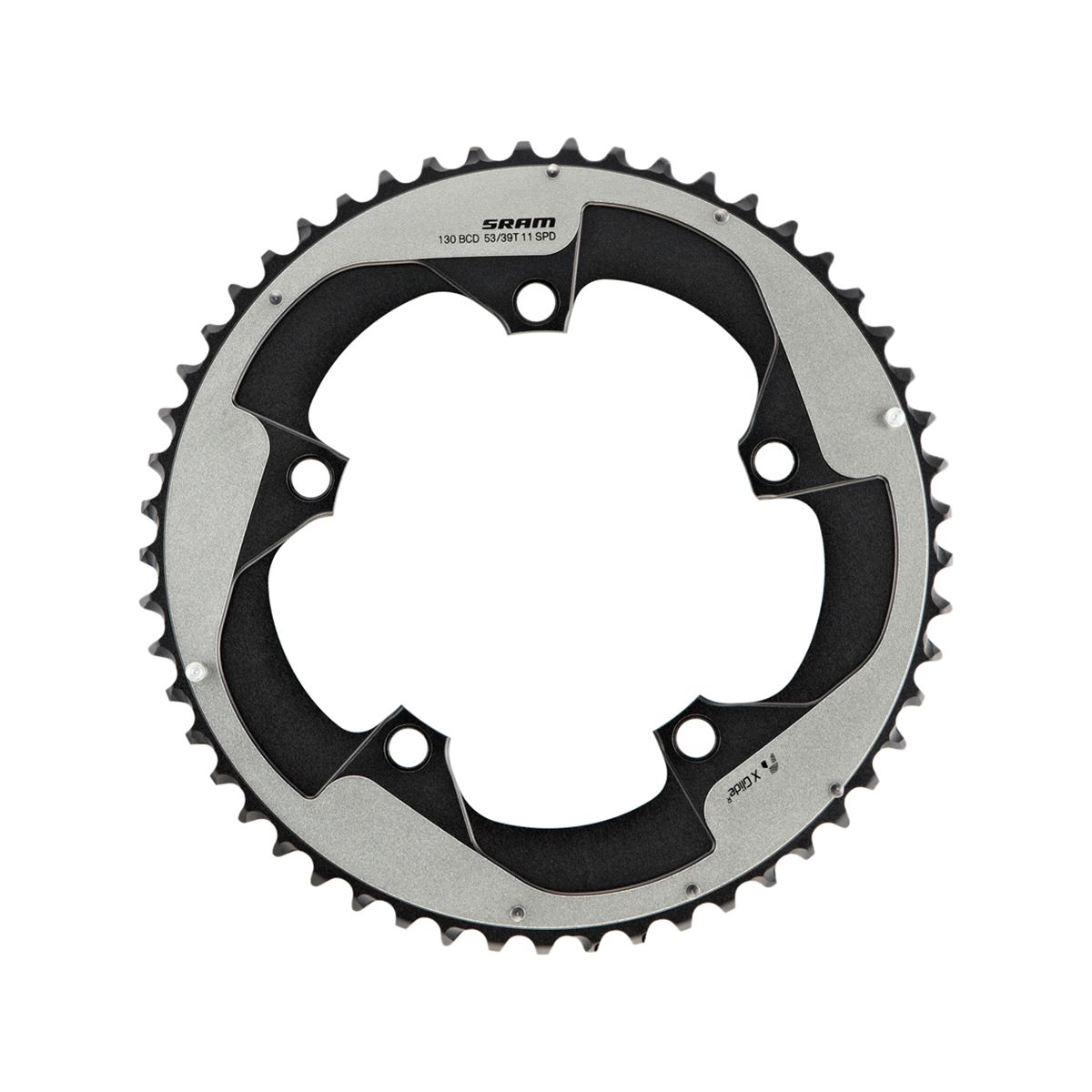 SRAM Red Road Chainring Falcon Grey, 53Tx130 BCD, S3
