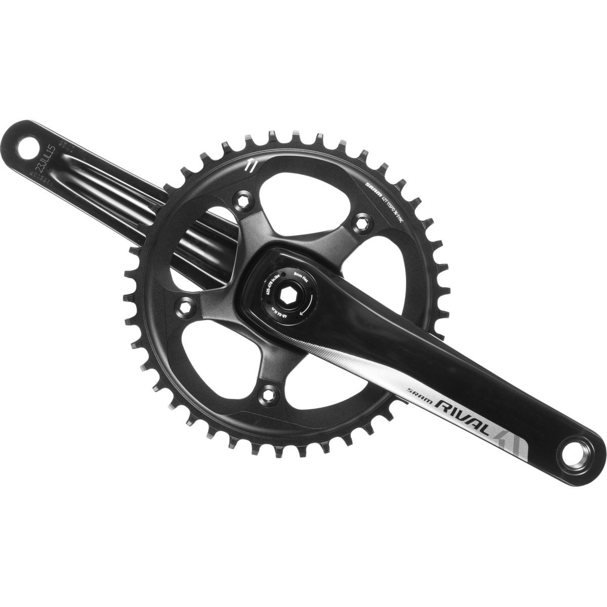 SRAM SRAM Rival 1 BB30 Crankset Black, 170mm, 42T