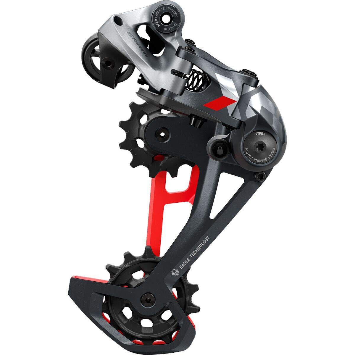 SRAM X01 Eagle 12-Speed Rear Derailleur Red, B2, 52T