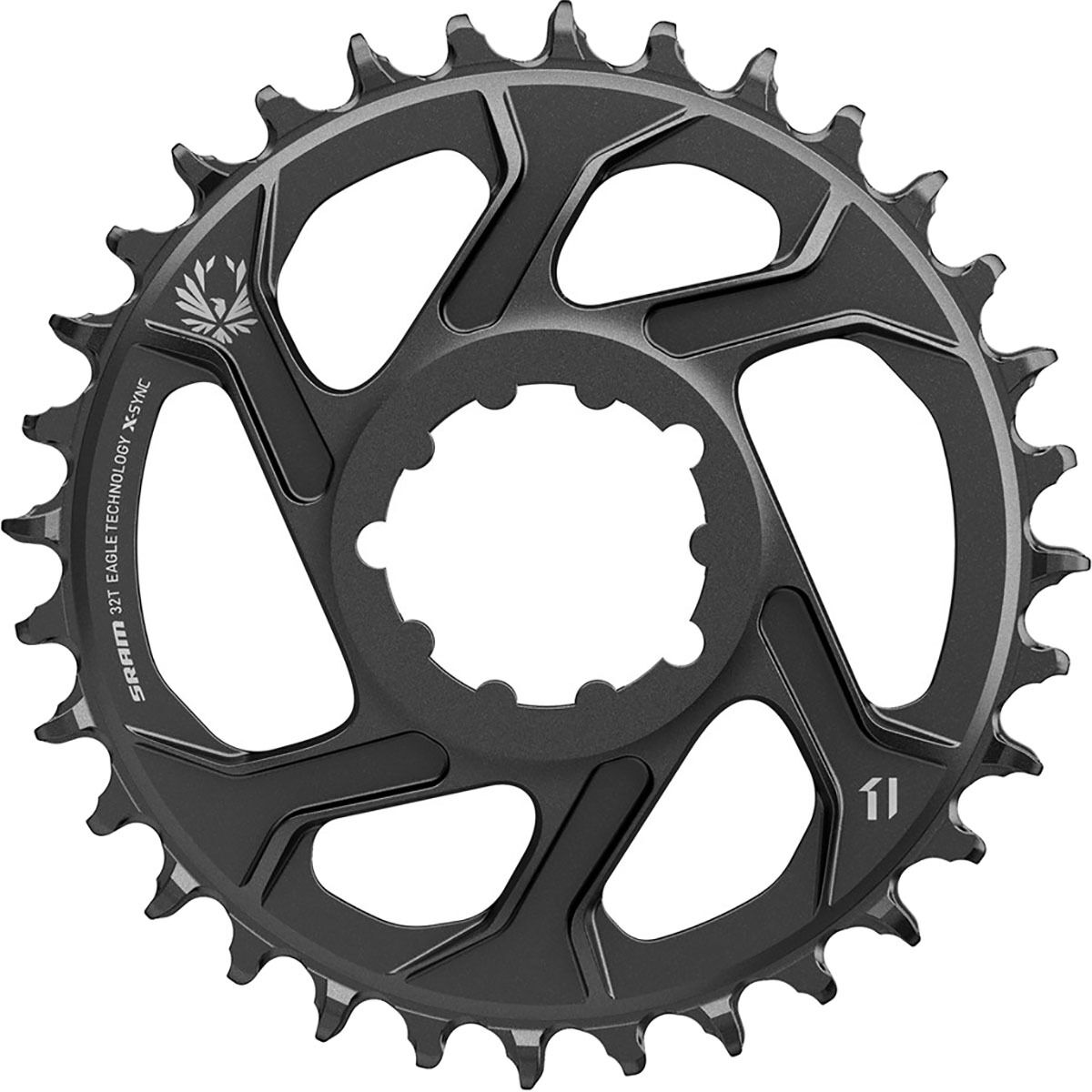 SRAM SRAM X-Sync 2 Eagle 12-Speed Direct Mount Chainring Gold, 32T/6mm Offset